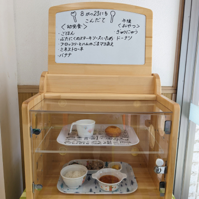 園で飼っている亀のラッキーの写真